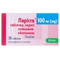 Лоріста таблетки, в/плів. обол. по 100 мг №30 (10х3)