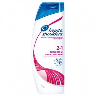 Шампунь і бальзам-ополіскувач Head & Shoulders 2 в 1 Гладке і шовковисте проти лупи, 200 мл
