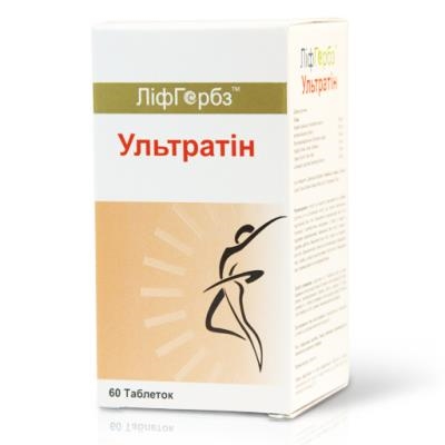 Ультратин Лифгербз таблетки №60 в бан.