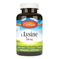 Амінокислота L-Лізин Carlson Labs L-Lysine 500 мг, 100 капсул