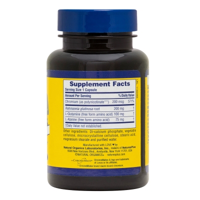 Блокатор сахара Nature's Plus Sugar Control, 60 гелевых капсул