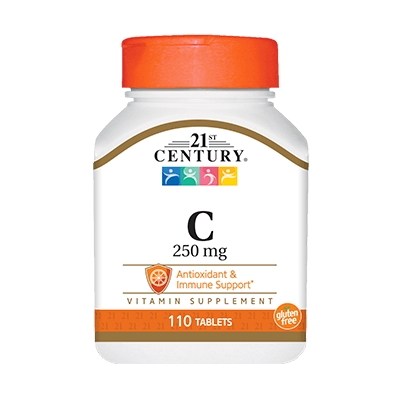Вітамін C 21st Century Vitamin C 250 мг, 110 таблеток