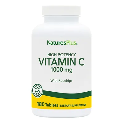 Вітамін C Nature's Plus Vitamin C 1000 мг, 180 таблеток
