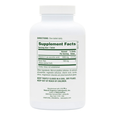 Витамин C Nature's Plus Vitamin C 1000 мг, 180 таблеток