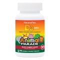 Витамин D3 для детей Nature's Plus Animal Paradе Vitamin D3, без сахара, черная вишня, 90 таблеток
