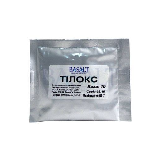 Тилокс (ДЛЯ ЖИВОТНЫХ) порошок, 10 г