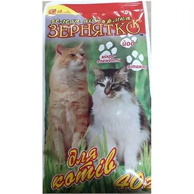 Трава для котів Зернятко, 40 г
