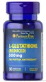 Глютатіон Puritan's Pride L-Glutathione, 30 капсул