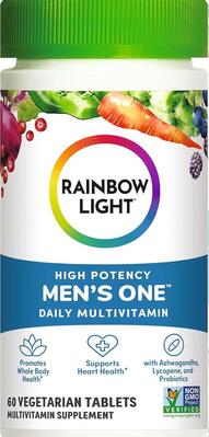 Мультивитамины для мужчин Rainbow Light Men's One, 60 вегетарианских таблеток