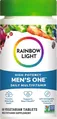 Мультивітаміни для чоловіків Rainbow Light High Potency Men's One, 60 вегетаріанських таблеток
