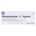 Вальпроком 300 хроно таблетки, в/плів. обол., прол./д. №30 (10х3)