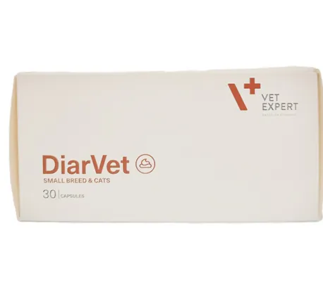 ДіарВет (DiarVet) Vet Expert засіб при діареї для котів та собак малих порід, 30 капсул