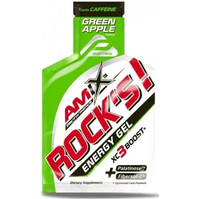 Енергетичний гель Amix Nutrition Performance Rocks Energy gel with Caffeine зелене яблуко, 32 г