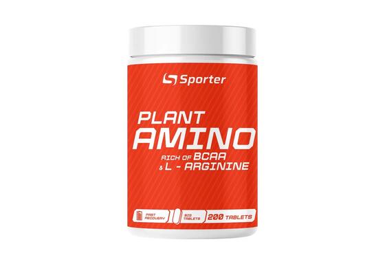 Комплекс амінокислот Sporter Plant Amino & L-Arginine таблетки №200