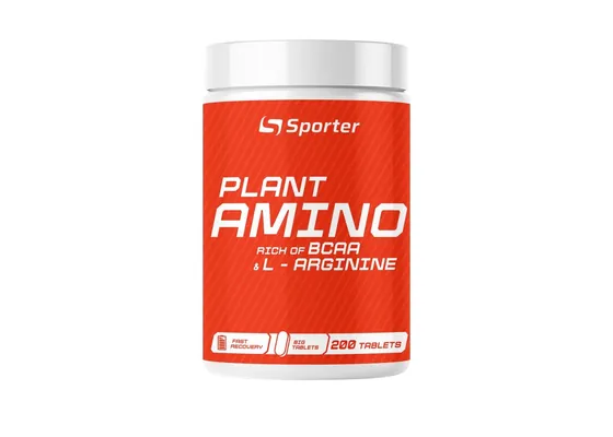 Комплекс амінокислот Sporter Plant Amino & L-Arginine таблетки №200