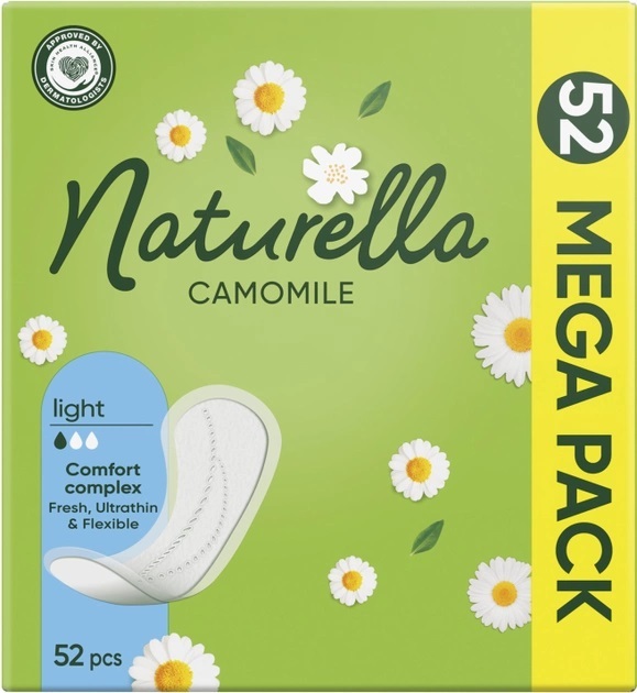 Прокладки щоденні Naturella Camomile Light, 52 шт