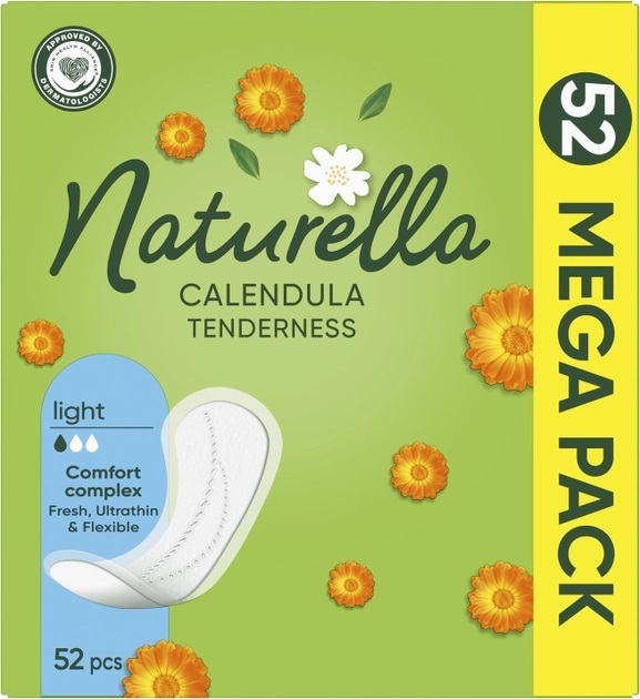 Прокладки щоденні Naturella Calendula Tenderness Light, 52 шт
