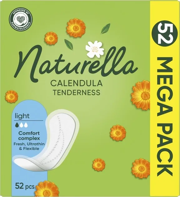 Прокладки щоденні Naturella Calendula Tenderness Light, 52 шт