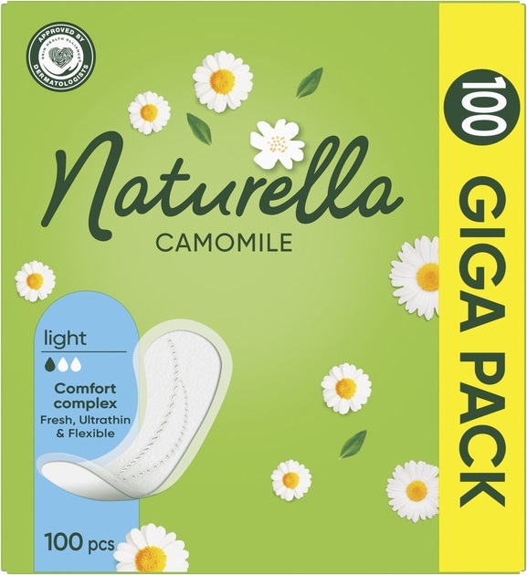 Прокладки щоденні Naturella Camomile Light, 100 шт