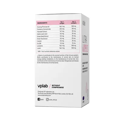 Мультивітамінна формула для жінок VPLab Ultra Woman's Multivitamin Formula, 90 гелевих капсул