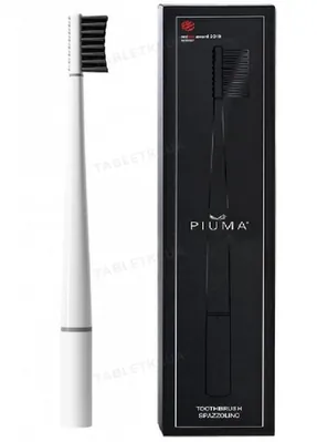 Зубна щітка Piuma Medium середньої жорсткості, біла