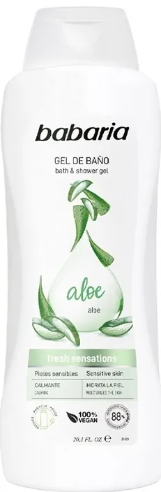 Гель для душу та ванни Babaria Aloe з алое, 1000 мл