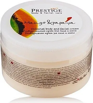 Крем для обличчя і тіла Prestige Mango & Papaya, 150 мл