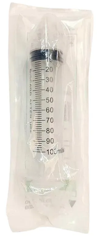 Шприц 100 мл Medicare Syringe 3-х компонентний катетерного типу, 1 штука