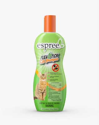 Шампунь для кошек Espree Flea&Tick Shampoo for Cats репеллентный, 355 мл