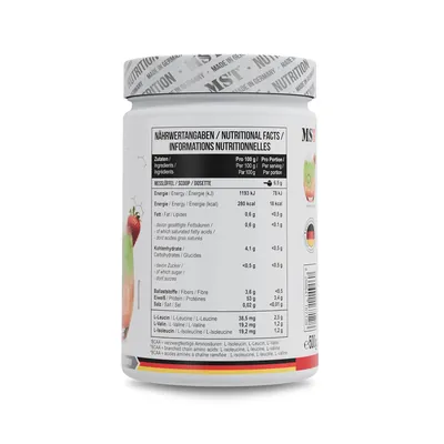 Амінокислоти MST Nutrition BCAA zero полуниця-ківі, 500 г