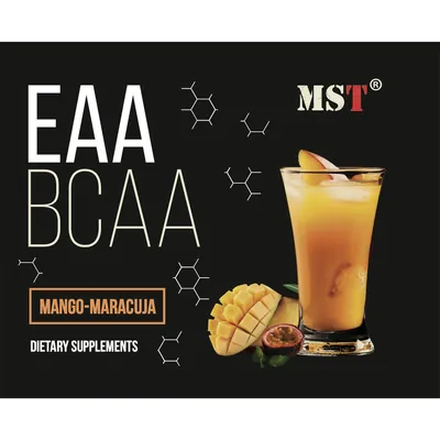 Комплекс амінокислот MST Nutrition BCAA & EAA Zero манго-маракуйя, 13 г