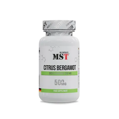 Бергамот MST Nutrition Citrus Bergamot 500 мг, 90 капсул