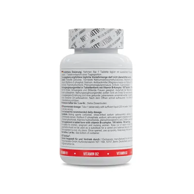 Вітаміни групи В MST Nutrition B300 Vitamin, 100 таблеток