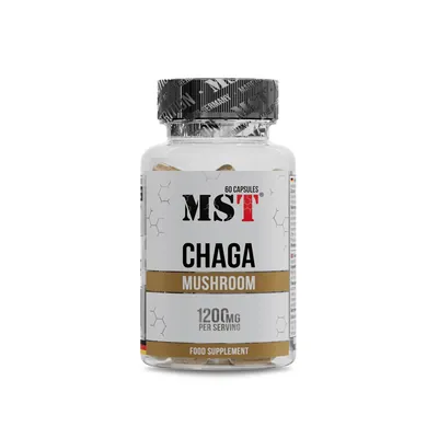 Гриб Чага MST Nutrition Chaga Mushroom, 60 капсул