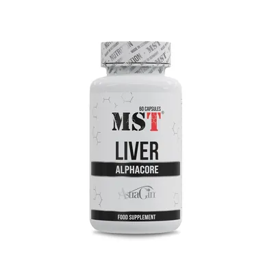 Захист печінки MST Nutrition Liver Alphacore, 60 капсул