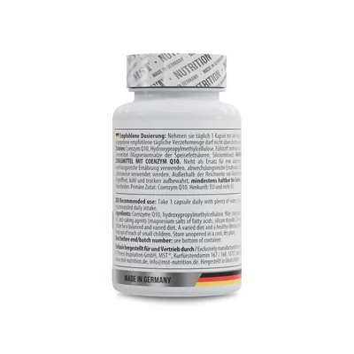Коензим Q10 MST Nutrition Coenzyme Q10 200 мг, 60 капсул