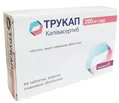 Трукап таблетки, в/плів. обол. по 200 мг №64 (16х4)