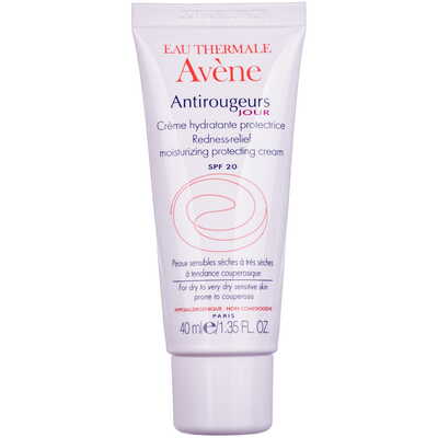 Крем для лица Avene Antirougeurs SPF20 дневной увлажняющий для сухой и очень сухой кожи склонной к куперозу, 40 мл