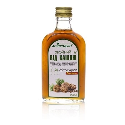 Апипродукт Фитосироп "Хвойный. От кашля", 200 мл