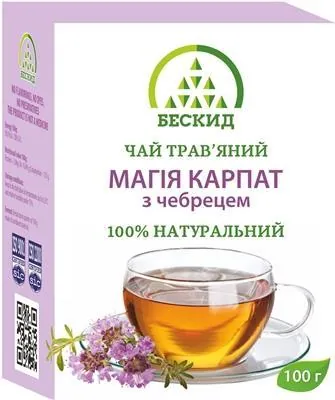 Чай трав'яний Бескид Магія Карпат з чебрецем, 100 г