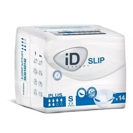 Підгузки для дорослих iD Expert Slip Plus, розмір S, 50-90 см, 14