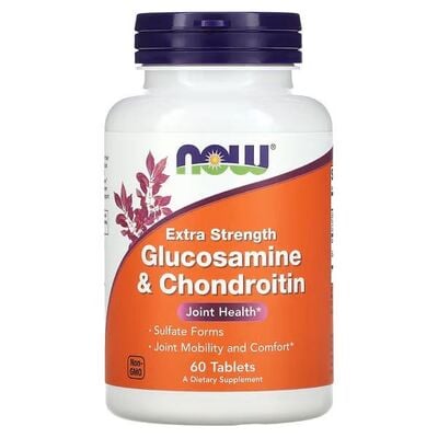 Хондропротектор NOW Extra Strength Glucosamine & Chondroitin таблетки №60