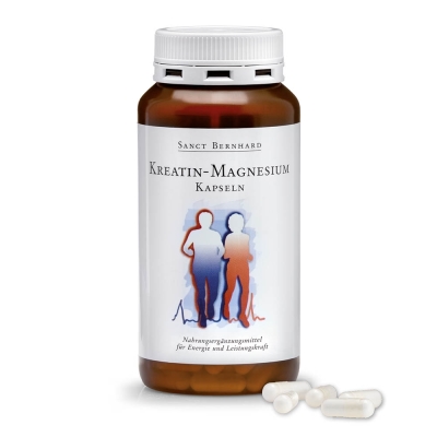 Креатин с Магнием Sanct Bernhard Kreatin-Magnesium, 200 капсул