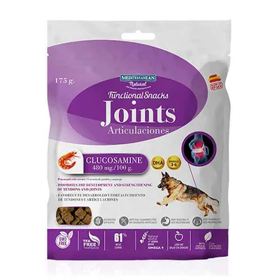 Ласощі для собак Mediterranean Natural Functional Snacks з функцією покращення роботи суглобів, 175 г