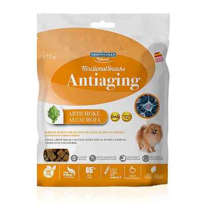 Лакомство для собак Mediterranean Natural Functional Snacks Antiaging для зрелых собак, 175 г