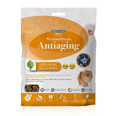 Ласощі для собак Mediterranean Natural Functional Snacks Antiaging для зрілих собак, 175 г