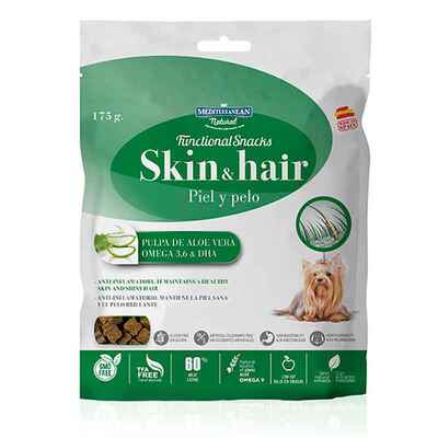 Лакомство для собак Mediterranean Natural Functional Snacks с функцией улучшения состояния кожи и шерсти, 175 г