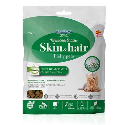 Ласощі для собак Mediterranean Natural Functional Snacks з функцією покращення стану шкіри та шерсті, 175 г