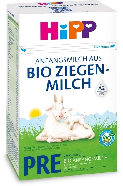 Смесь сухая молочная HiPP Bio Ziegen Milch PRE органическая на козьем молоке для детей с рождения, 400 г