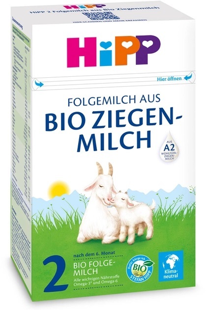 Смесь сухая молочная HiPP Bio Ziegen Milch 2 органическая на козьем молоке для детей с 6 месяцев, 400 г